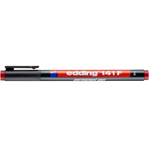 Overheadpenn EDDING 141F perm. rød