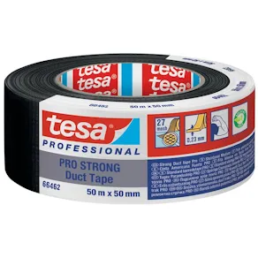 Vävtejp TESA PRO STRONG 50mmx50m svart
