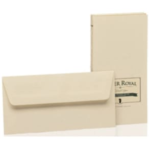 Briefumschlag Rössler Paper Royal, DL, SF, 20 St., chamois