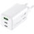 Ladegerät Q-CONNECT für Steckdosen, USB-A/2x USB-C, weiß