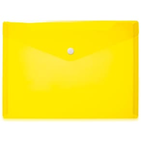 Brieftasche HERMA PP, A5, transparent gelb