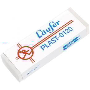 Radierer Läufer Plast 0120, transparent, 65 x 21 x 12 mm