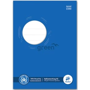 Heftschoner STAUFEN GREEN, A5, 150g, blau, Recyclingpapier