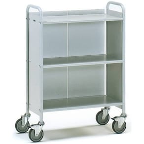 Schiebegriffwagen FETRA, für Büro, grau