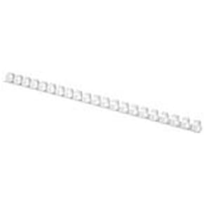 Spiralbinderücken Q-CONNECT, 10 mm, 21 Ringe, weiß