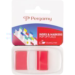 Index Pergamy ft, 43 x 25 mm, rood
