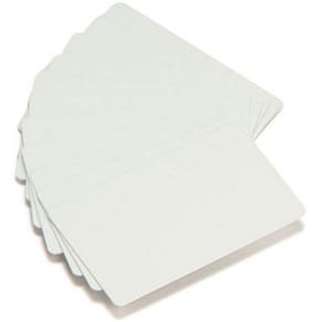 Plastkort ZEBRA PVC White Cards 500/fp