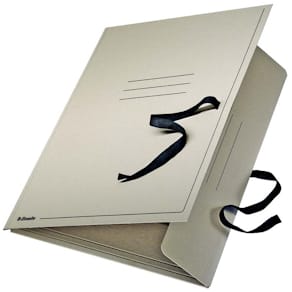 Arkivmappe Esselte grå karton, 20 stk