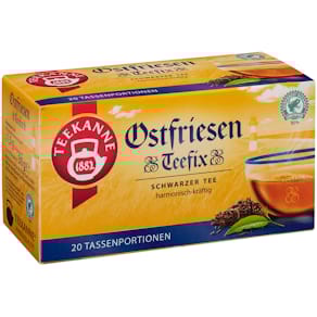 Schwarztee TEEKANNE Ostfriesen Teefix, 20x1,5g
