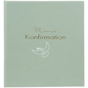 Erinnerungsalbum GOLDBUCH Friedenstaube, eukalyptus, 44 Seiten