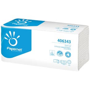 Papieren handdoeken Papernet Special, V-vouw, 2-laags, 250