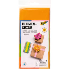 Blumenseide Folia, 50 x 70 cm, maisgelb