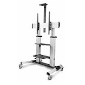 StarTech.com Rolling TV Cart/Stand On Wheels, Up to