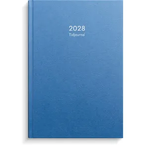 Tidjournal 2028 blå