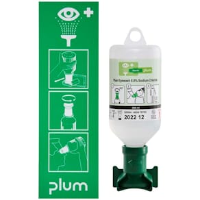 Øjenskyllestation Plum Open, vandbaseret, 1 x 500 ml