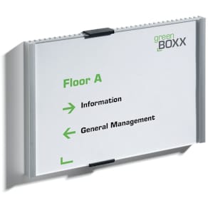 Dörr & Väggskylt DURABLE Info Sign A5L, aluminium, 210x148,5mm