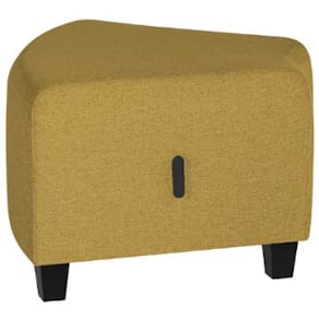 Modulsofa Hizia sete u/rygg skrå gul