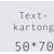 Textkartong Vit, 50x 70cm, 275g, 10/fp