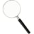 Leesloep Westcott, diameter 75 mm, 3x vergroting, zwart