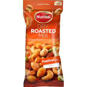 Nötter Festival Spicy mix, saltade, 60g