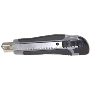 Hobbykniv BNT Soft-Cut Luxury 18 mm, sort/grå, 12 stk