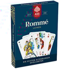 Spielkarten ASS Rommé FSC Leinen, französisches Bild