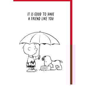 Glückwunschkarte Braun + Company Spruch Snoopy