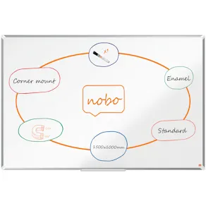 Whiteboard NOBO premium emalj 150x100cm