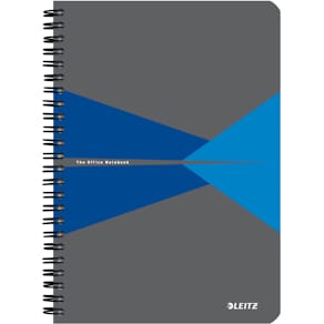 Notitieboek Leitz Office, A5, PP kaft, gelijnd, blauw