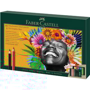 Buntstift-Geschenkset Faber-Castell Polychromos, 50-tlg.