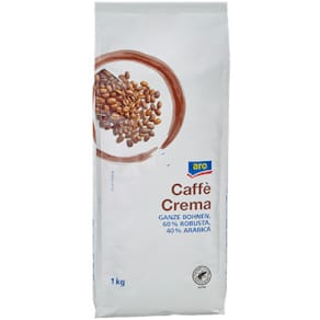 Kaffee Crema Bohnen ARO, 1 kg, UTZ-zertifiziert
