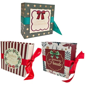 Geschenkschachtel HERGO Schatzkästchen Weihnachten, sortiert