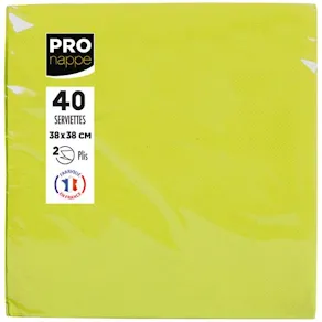Servett PRONAPPE 38x38cm kiwi 40/fp