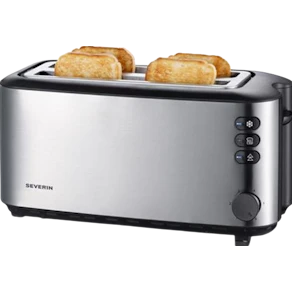 Brödrost 4 skivig rostfri