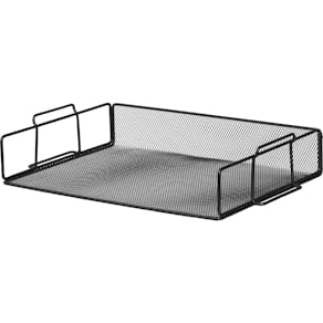 Brevkorg metall 1 fack A4 svart