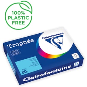 Kopierpapier Clairefontaine Trophée, A4, 80g, 500B, Alizé Blau