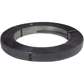 Stålbånd enkeltspolet 16x0,50 mm, 800 m, kerne 406 mm, sort