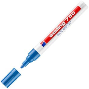 Märkpenna Edding 750 Blå, konisk, 2-4mm