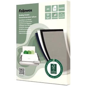 Omslag ring FELLOWES A4 150my klar (50)