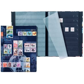 Briefmarkenalbum PAGNA Porto, A4, 16 Seiten, schwarz