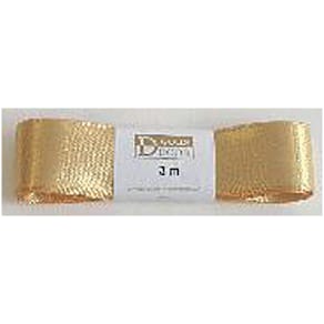 Geschenkband Goldina Doppelsatin, 25 mm x 3 m, gold