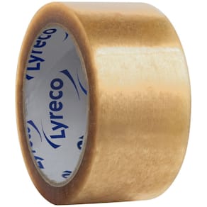 Packtejp LYRECO PP 50mmx66m klar 6/fp