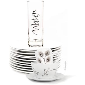 Porzellan- & Glasmalstifte Marabu, 3 St., sort., schwarz