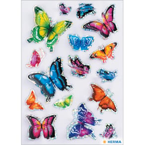 Schmucketikett HERMA MAGIC Schmetterling, 16 Motive