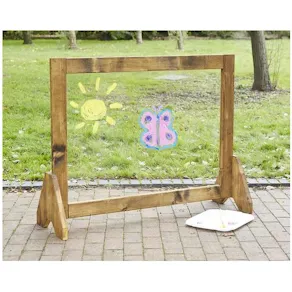 Golvstaffli med plexiglas