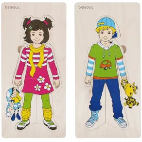 Rampussel Annika och Dennis 14 x 28 cm