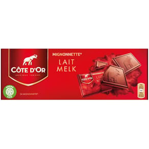 Chocolade Côte d'Or Mignonnettes, melk, 10 g, doos van 24 stuks