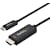 Startech 1m USB-C till HDMI-kabel - 4K vid 60Hz - Svart