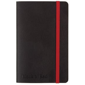 Anteckningsbok OXFORD Black n´Red A6, soft, linjerat