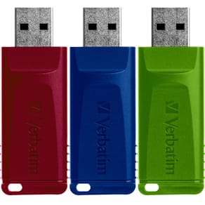 USB-Stick Verbatim Store'n'Go, 3 St., 2.0/16 GB, farbig sortiert
